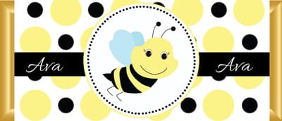 Chocolate Bar Favours - Bumble Bee