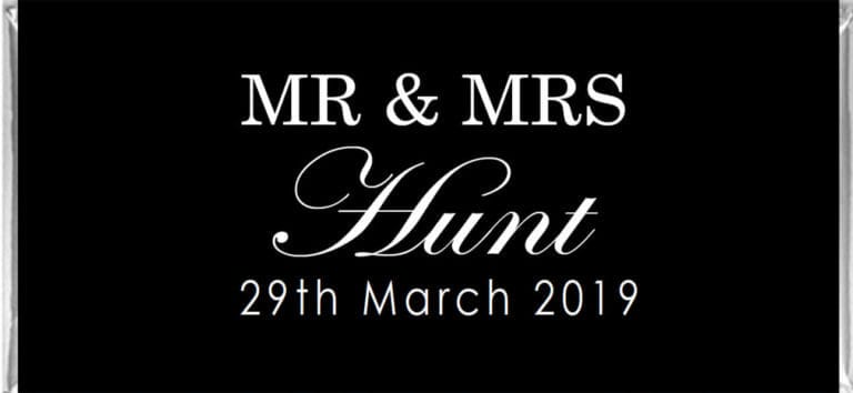 Personalised Chocolate - Mr & Mrs Design