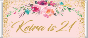 floral blooms chocolate bar