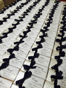 Personalised Chocolates Diamond Embossed Paper