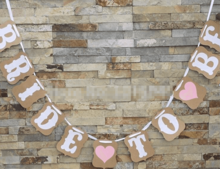 Bride to Be Bridal Shower / Kitchen Tea / Hens Party Banner