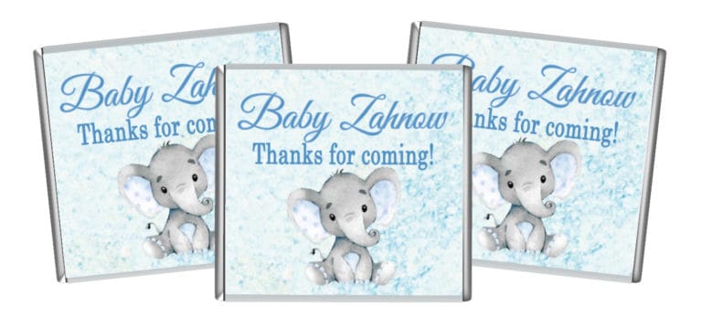 Blue Baby Elephant Petite Chocolates