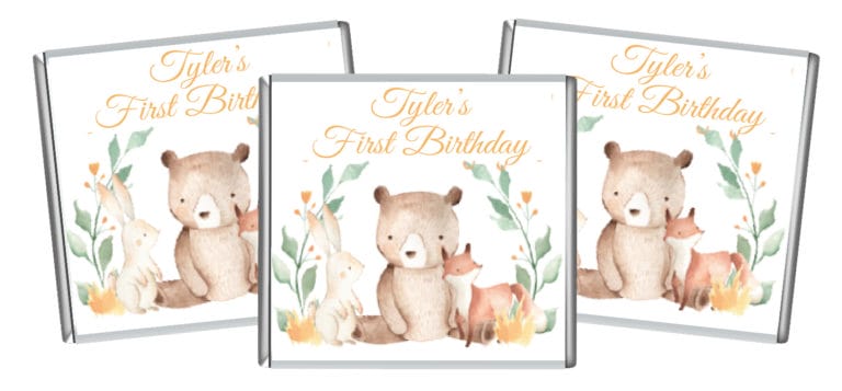 Woodlands Baby Personalised Petite Chocolates