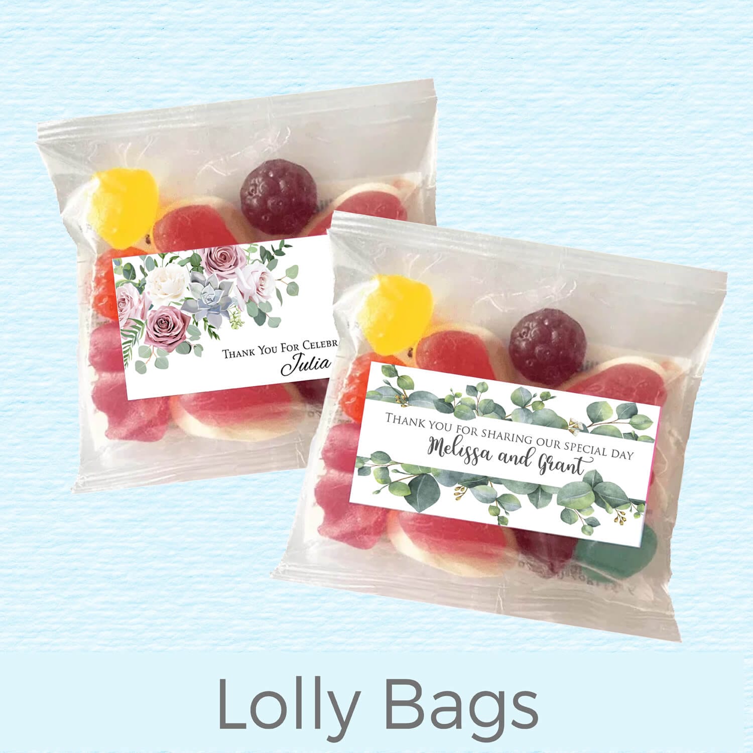 Anniversary Lolly Bags