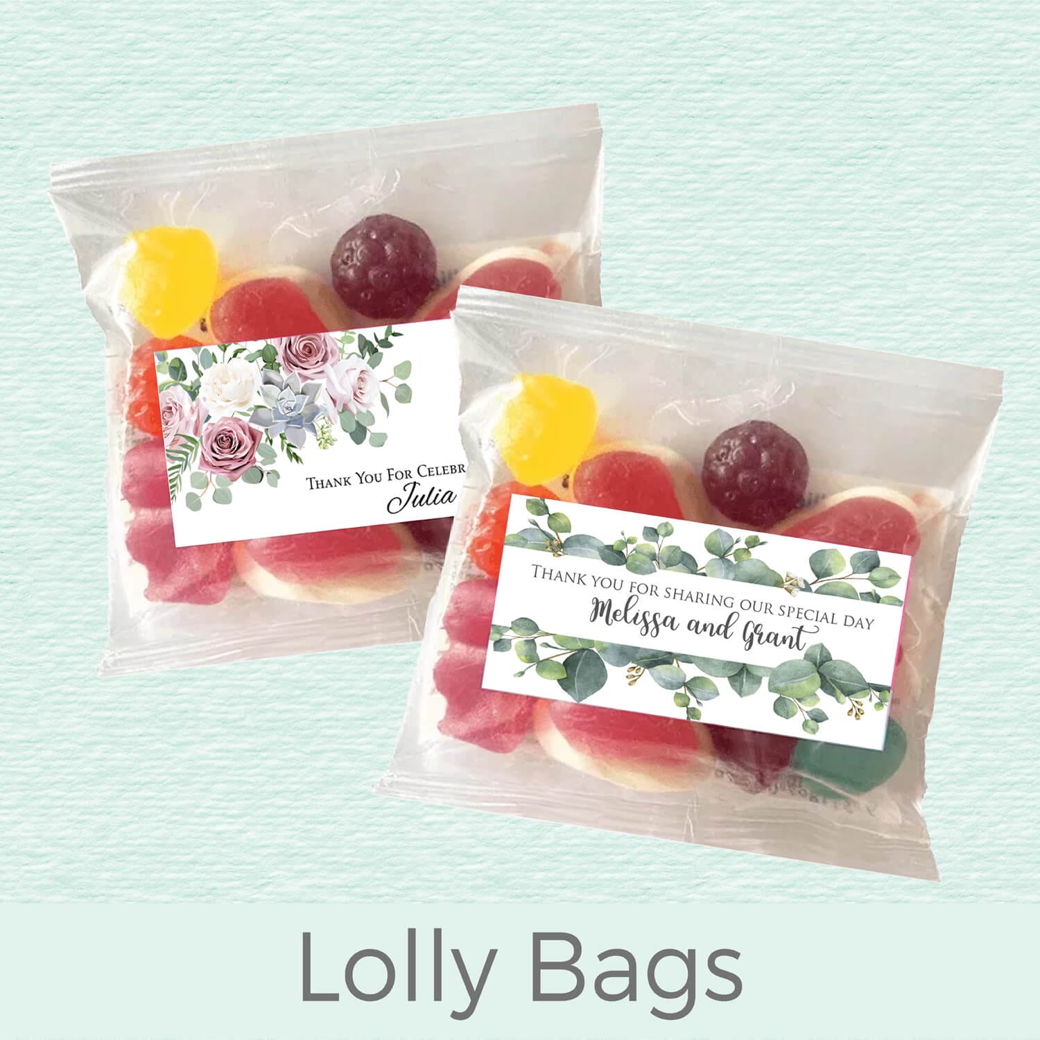 Wedding Lolly Bags