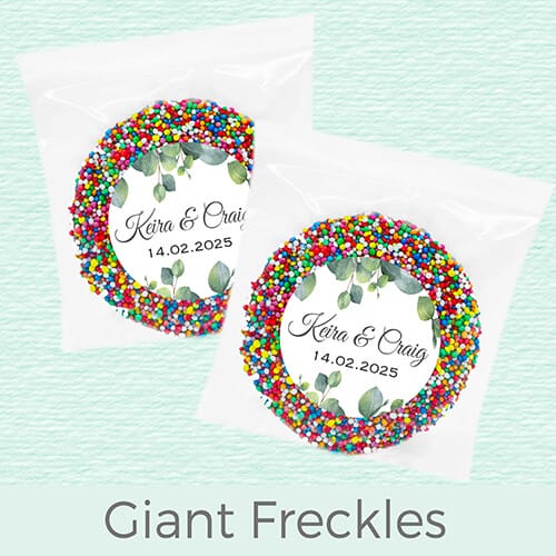 Wedding Giant Chocolate Speckles