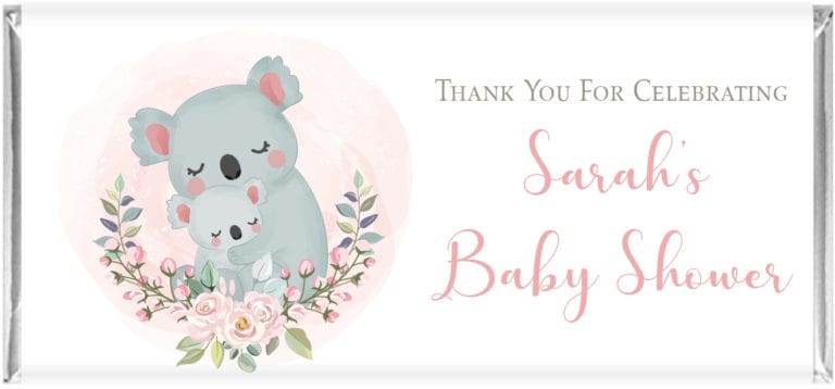 Baby Koala Personalised Chocolate Bars
