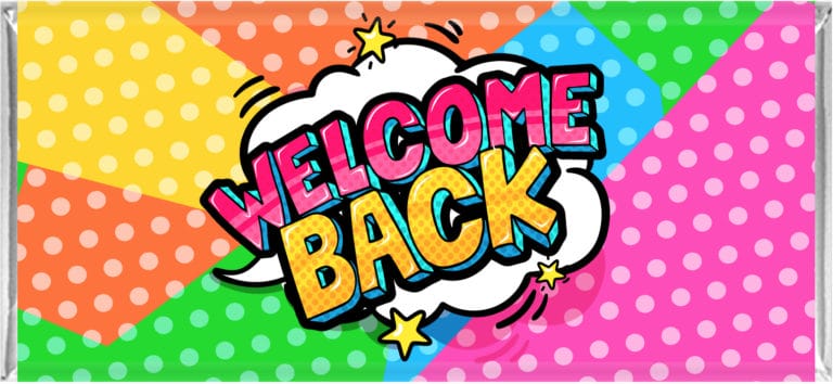 Welcome Back Chocolate Bars