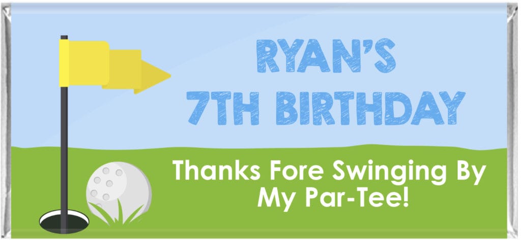 golf par tee favours