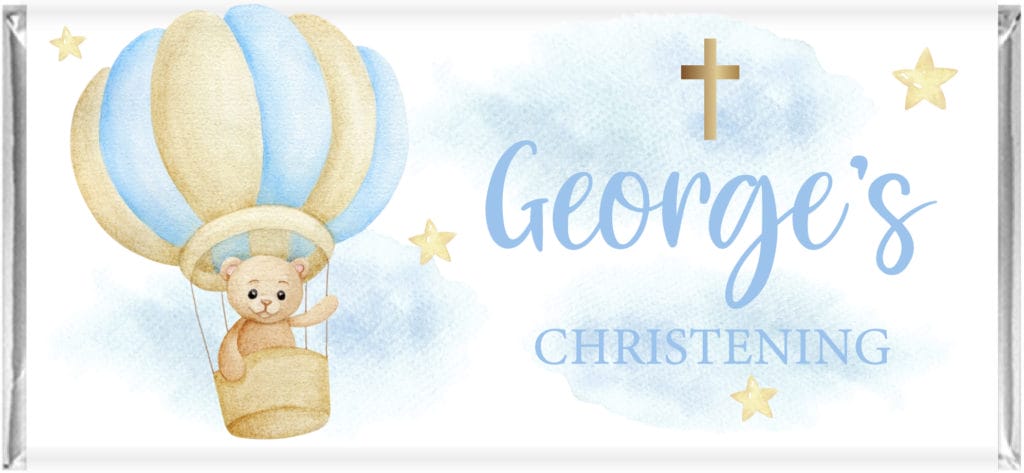 teddy hot air balloon cross