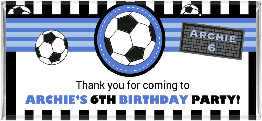 soccer party favours