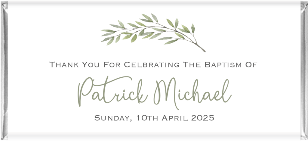 olive leaf persoanlised favours