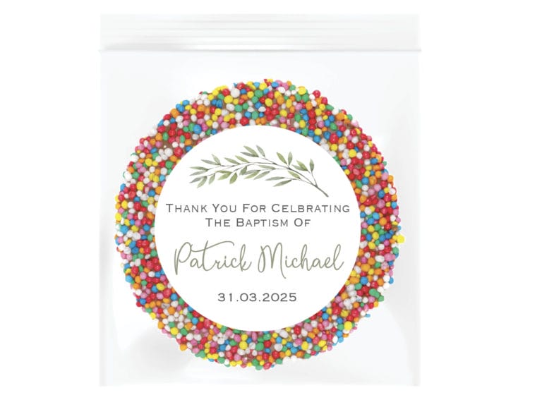 Olive Branch Personalised Giant Chocolate Freckle