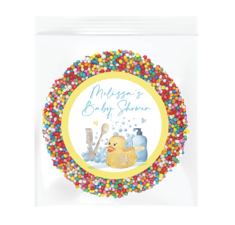 Yellow Ducky Personalised Giant Chocolate Freckle