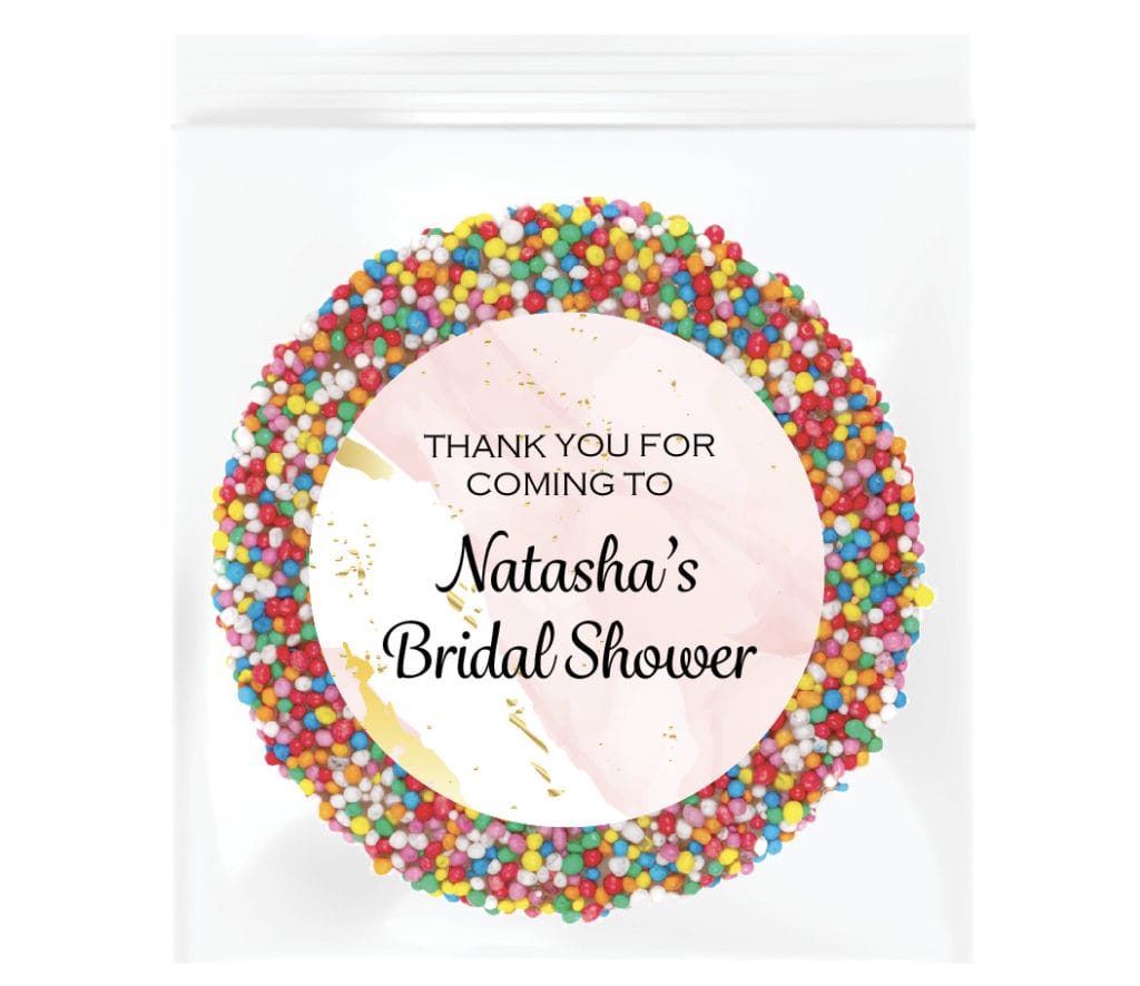 pink & gold marble personalised giant freckle