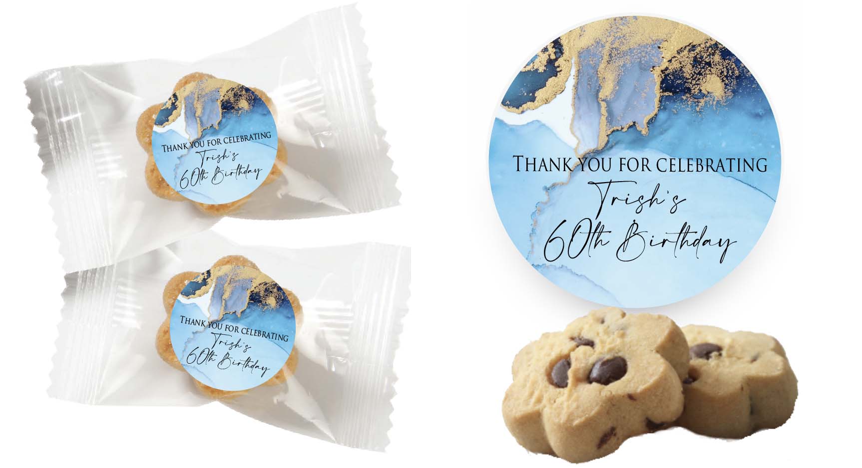 Adult Birthday Mini Cookies