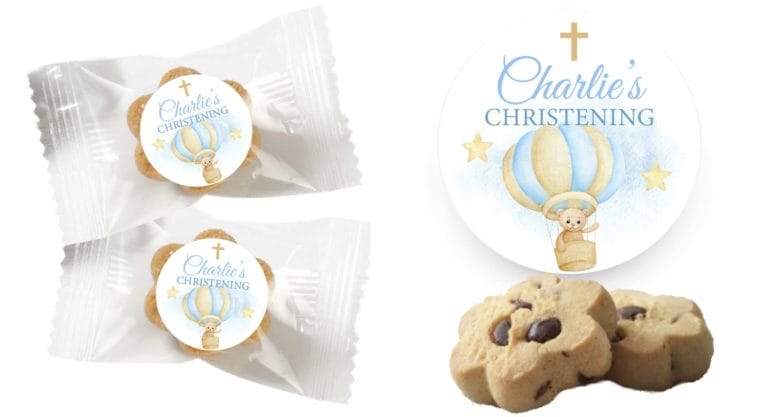 Teddy & Hot Air Balloon & Cross Mini Cookies