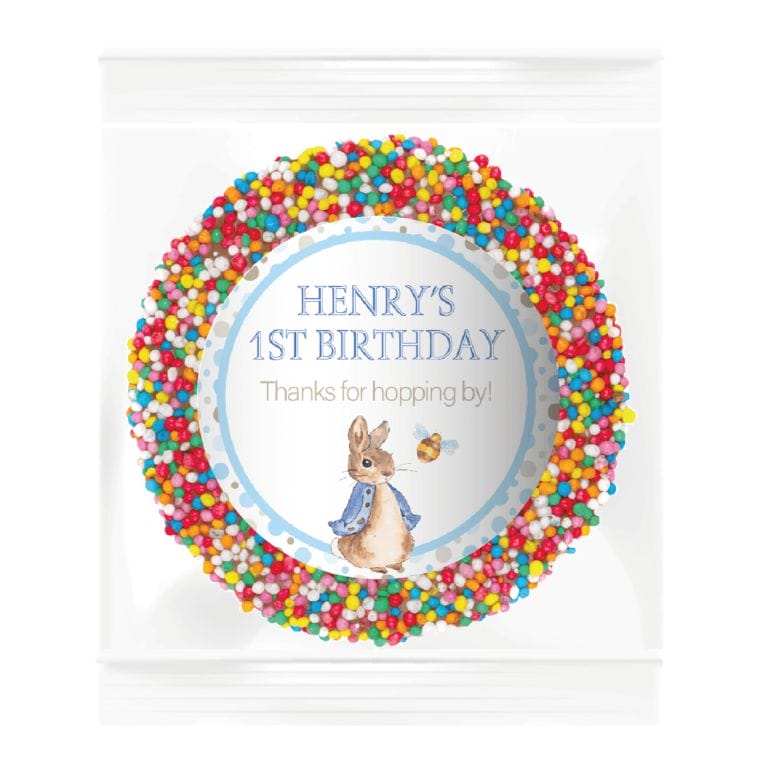 Peter Rabbit Personalised Giant Chocolate Freckle