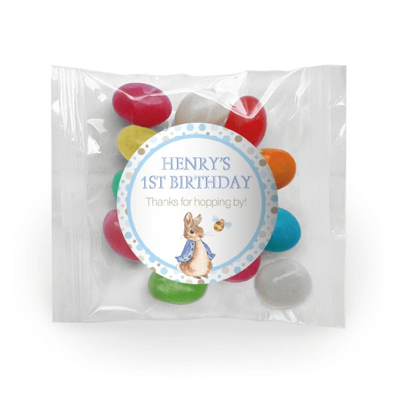 Peter Rabbit Theme Custom Jelly Bean Bags