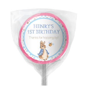peter rabbit personalised mini cookies