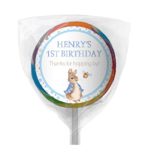 peter rabbit personalised mini cookies
