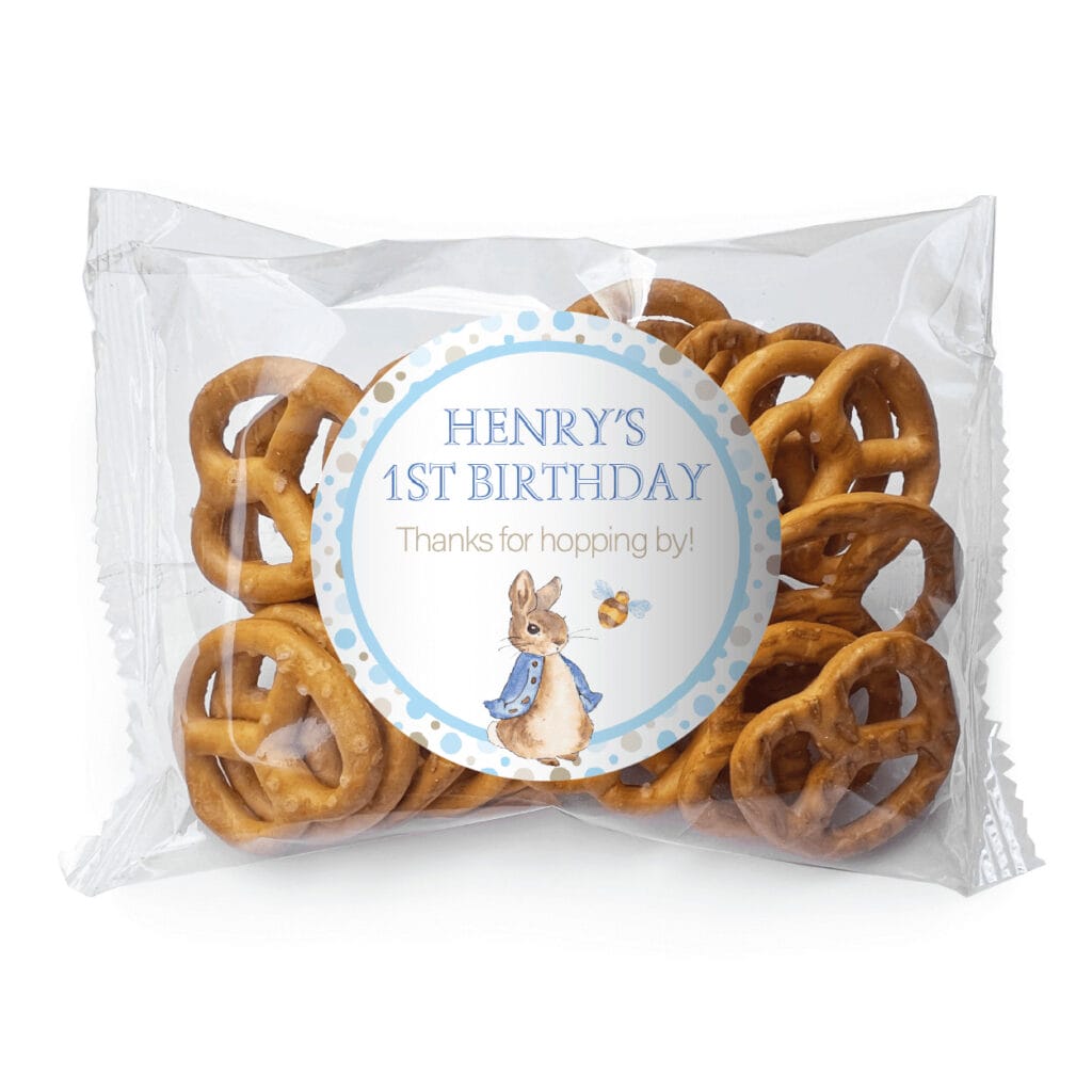 peter rabbit personalised mini cookies