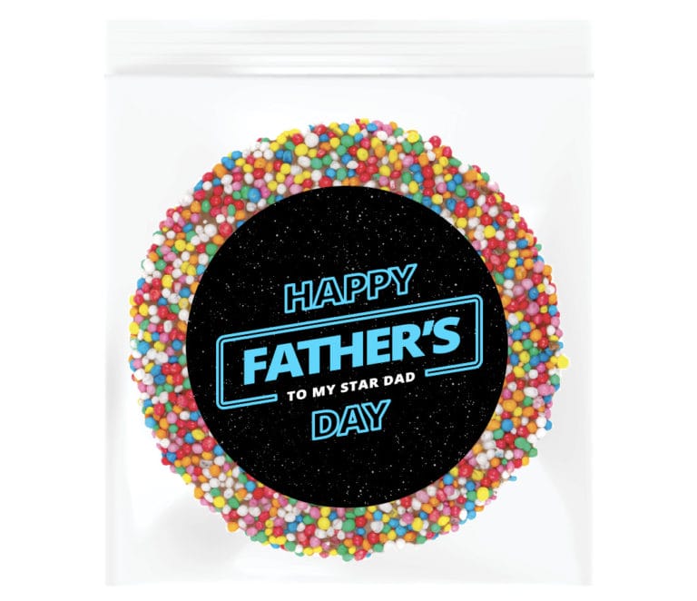 Fathers Day Star Wars Personalised Giant Chocolate Freckle