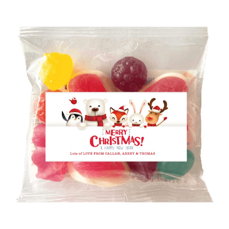 Christmas Cuties Personalised Lolly Bags