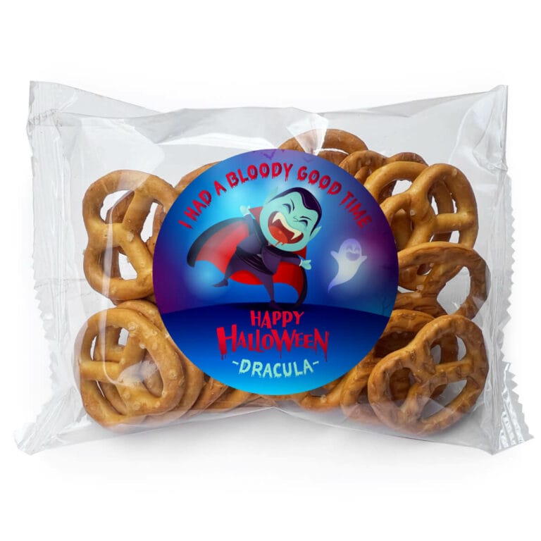 Bloody Halloween Personalised Pretzel Bags