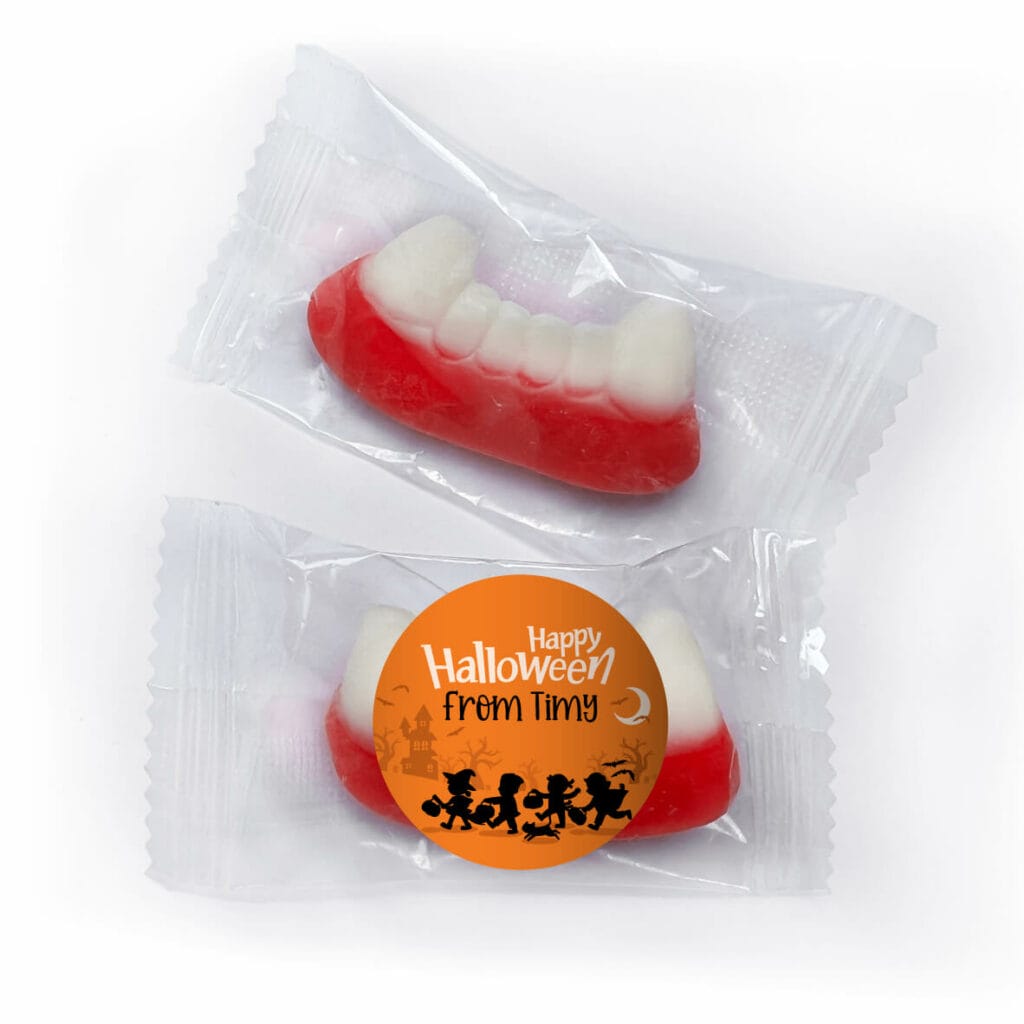 favour perfect favor teeth with custom label kids