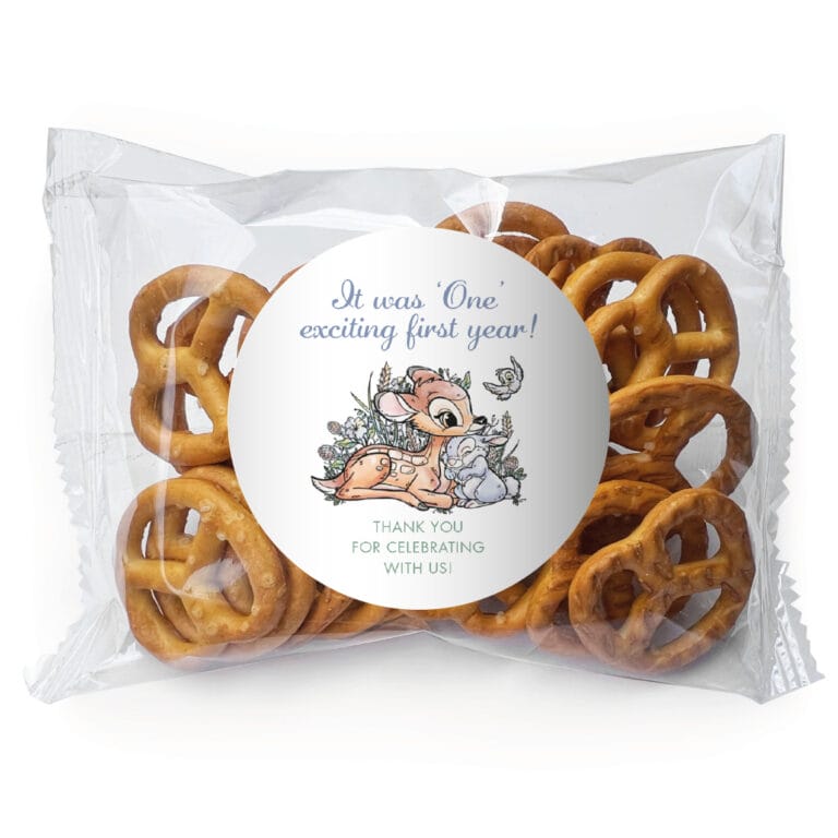 Bambi Deer Personalised Pretzel Bags