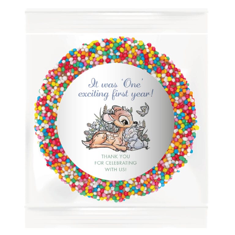 Bambi Deer Personalised Giant Chocolate Freckle