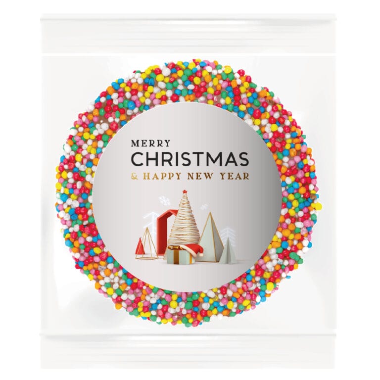 Christmas Classic Personalised Giant Chocolate Freckle