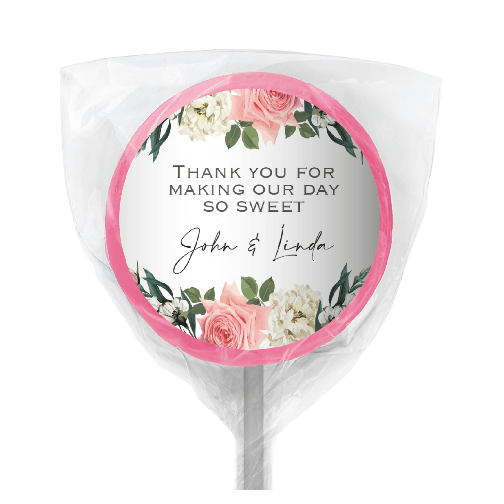 florals on white chocolate bars