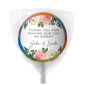 florals on white chocolate bars