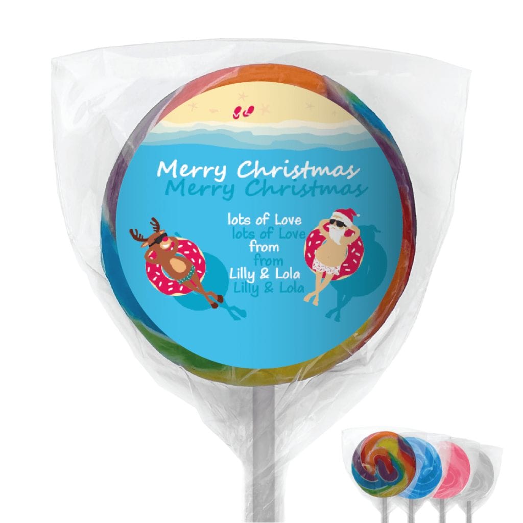 favour perfect favor donut santa lollipops