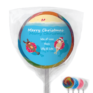 favour perfect favor donut santa lollipops