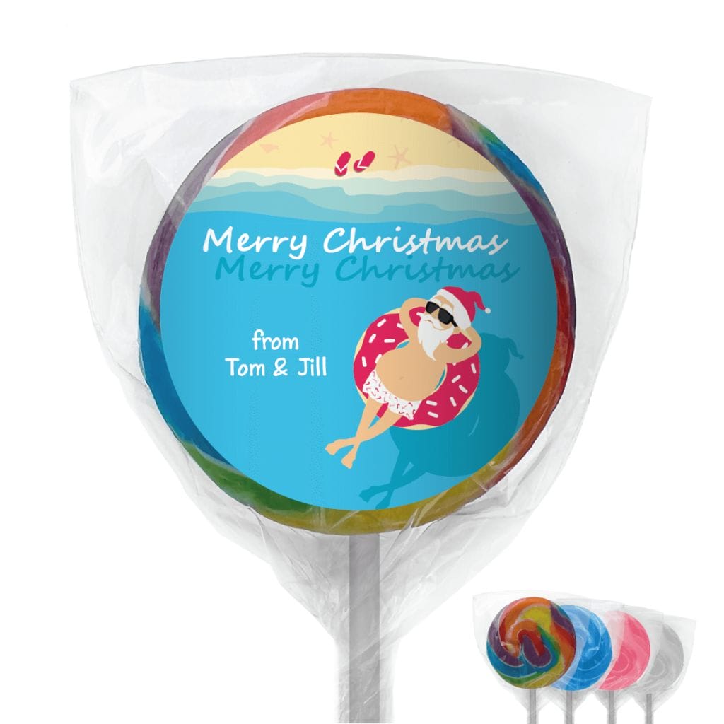 favour perfect favor donut santa lollipops santa