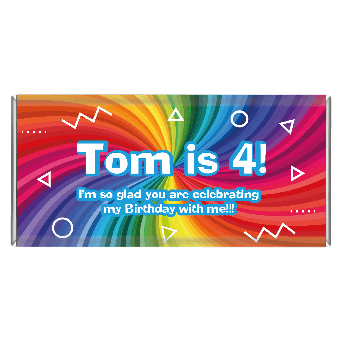 favour perfect favor boy rainbow party chocolate