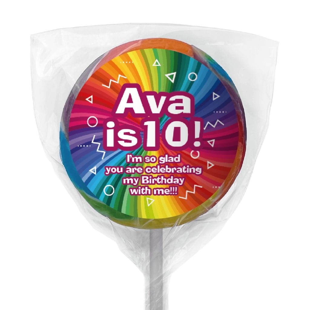 favour perfect favor girl rainbow party lollipop rainbow
