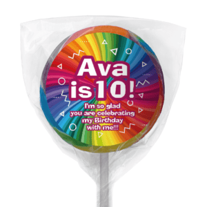 favour perfect favor girl rainbow party lollipop rainbow