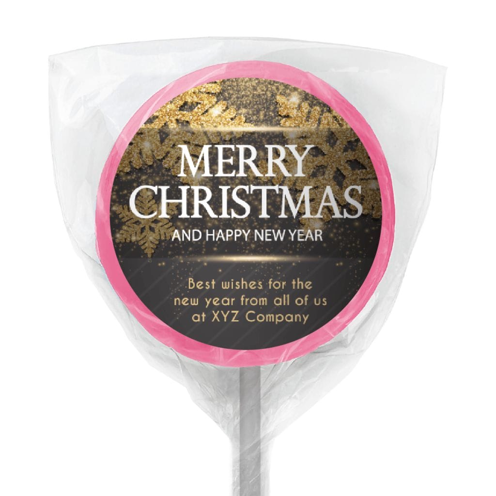 favour perfect favor xmas gold black lollipop pink