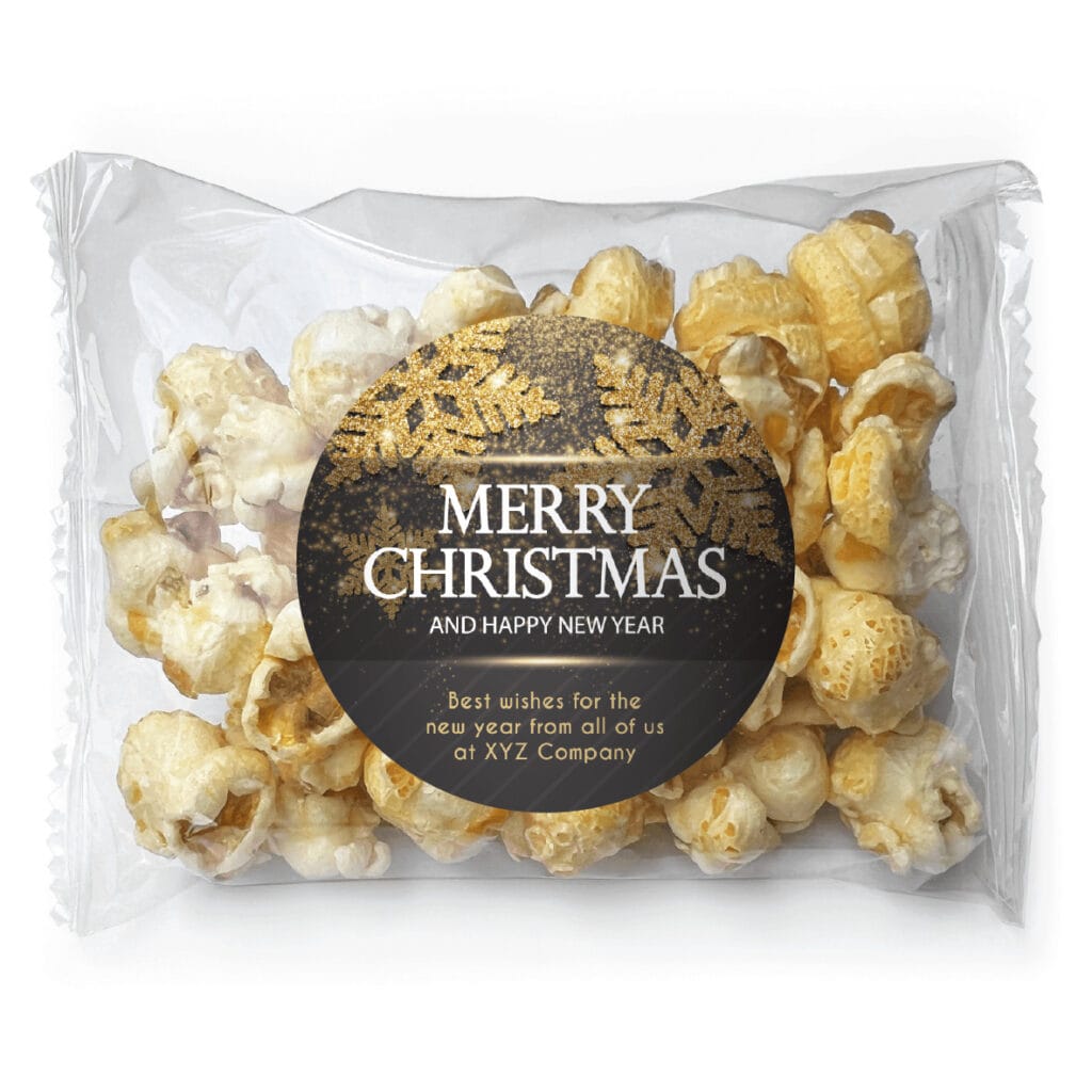 favour perfect favor xmas gold black popcorn
