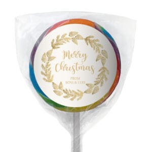 favour perfect favor xmas gold pine lollipop rainbow