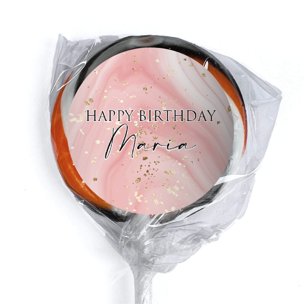 favour perfect favor marble pink lollipop orange