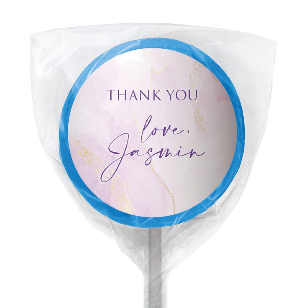 favour perfect favor marble purple lollipop blue