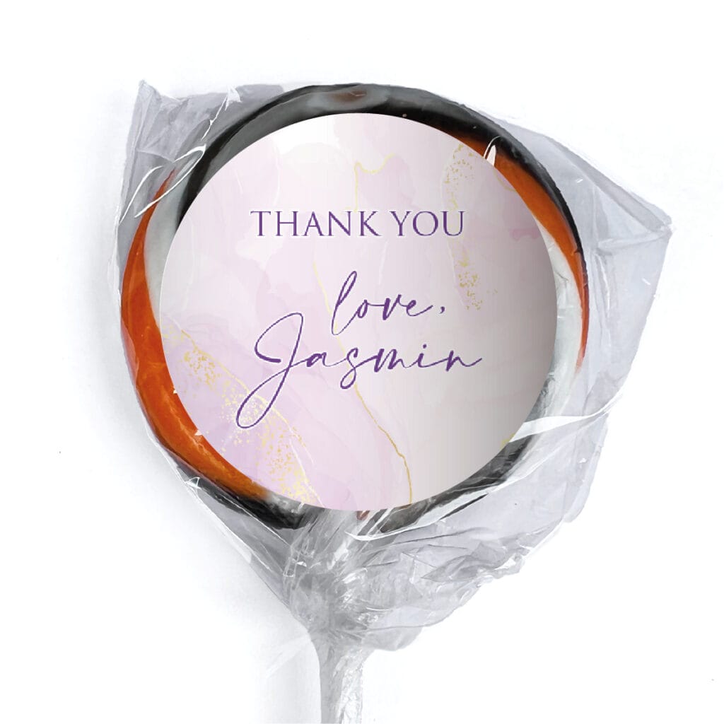 favour perfect favor marble purple lollipop orange