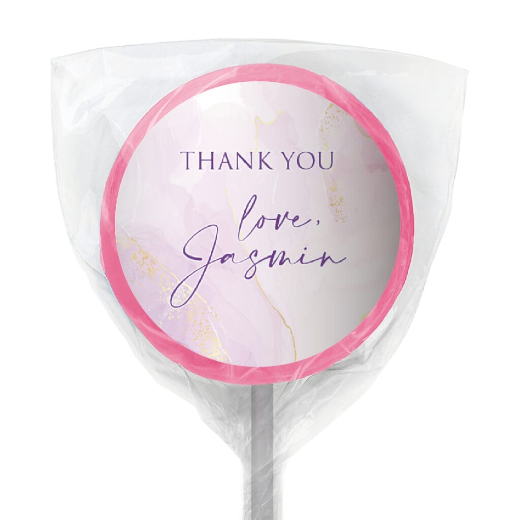 favour perfect favor marble purple lollipop pink