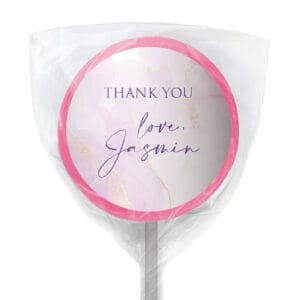 favour perfect favor marble purple lollipop pink