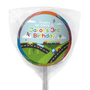 favour perfect favor cars trucks planes lollipop rainbow
